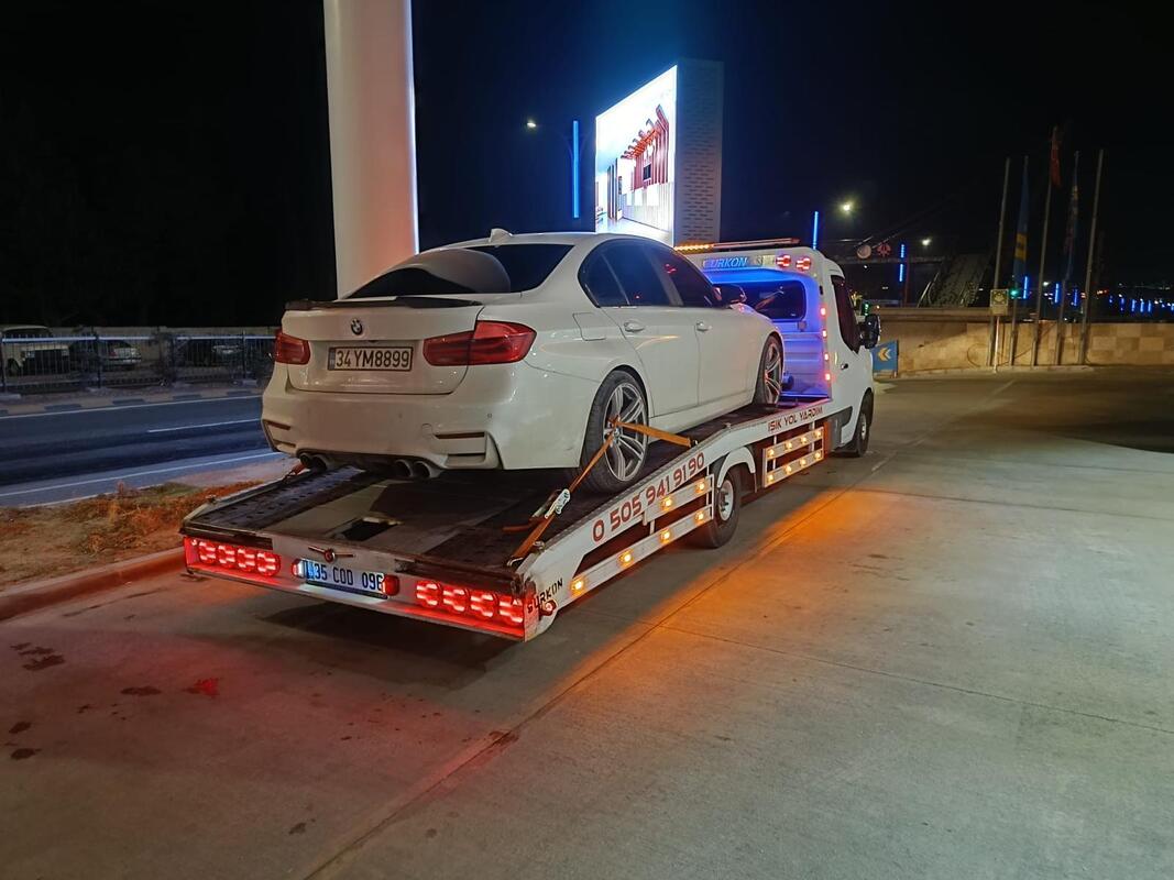 Karabağlar kaza sonrası kurtarma